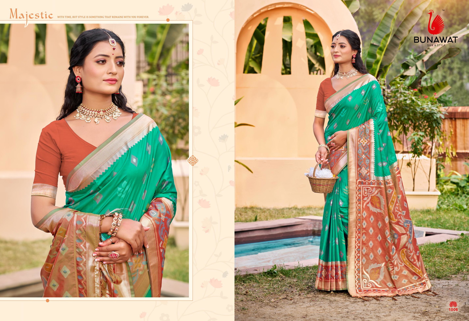 Bunawat Pochampalli Silk Vol 4 Silk Sarees Catalog Collection Wholesale - Image 7