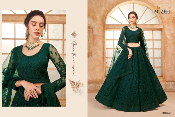 Alizeh Bridal Heritage Vol 3 Color Saga Designer Lehenga Choli Wholesale Collection - Image 6