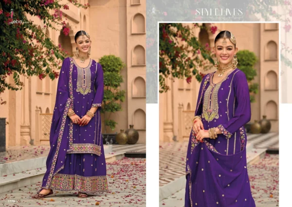 Eba Nimrat Series 1778 To 1780 Chinon Ready Made Suits Collection Wholesale - Image 3