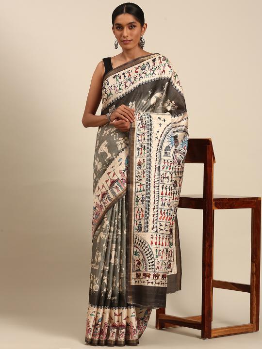 Bunawat Vantara Vol 13 Cotton Printed Fancy Saree Catalog Collection - Image 5