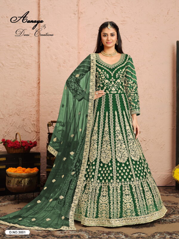 Aanaya Vol 130 Designer Net Salwar Kameez Collection Wholesale - Image 2