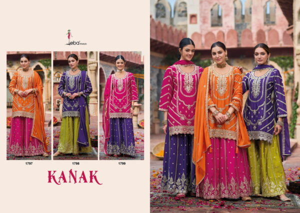 Eba Kanak Chinon Embroidered Ready Made Pakistani Suits Catalog Collection - Image 3