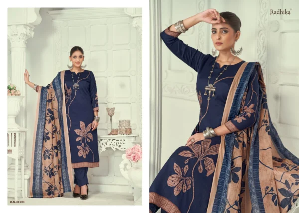 Radhika Azara Jivika Vol 3 Cotton Printed Dress Material Collection - Image 5