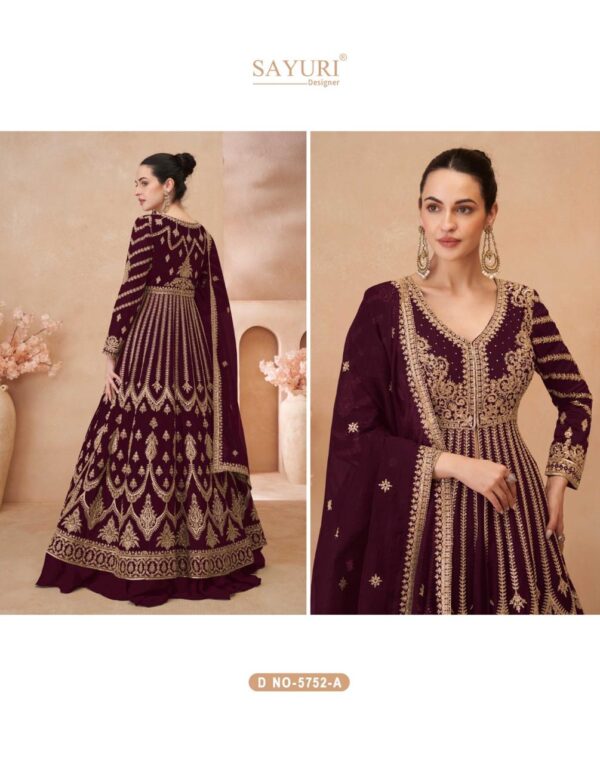 Sayuri Naari Chinon Silk Designer Salwar Suit Catalog Collection Wholesale - Image 3