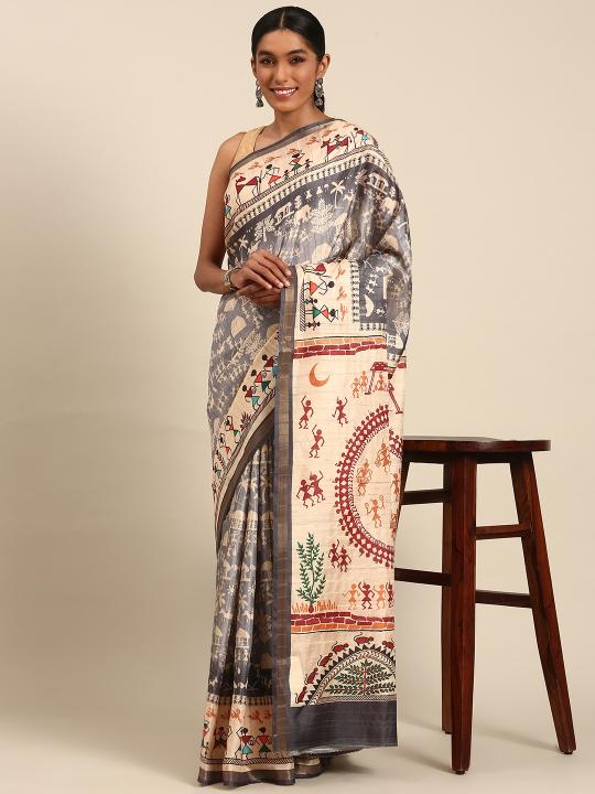 Bunawat Vantara Vol 15 Party Wear Cotton Printed Fancy Saree Collection Catalog - Image 5