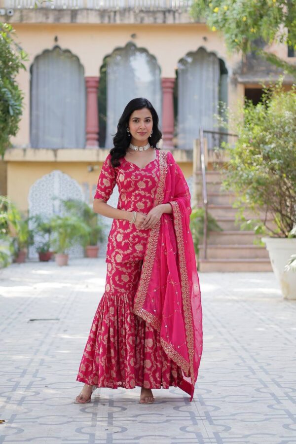 Luna Vol 10 Latest Embroidered Viscose Georgette Suits Collection Catalog - Image 3