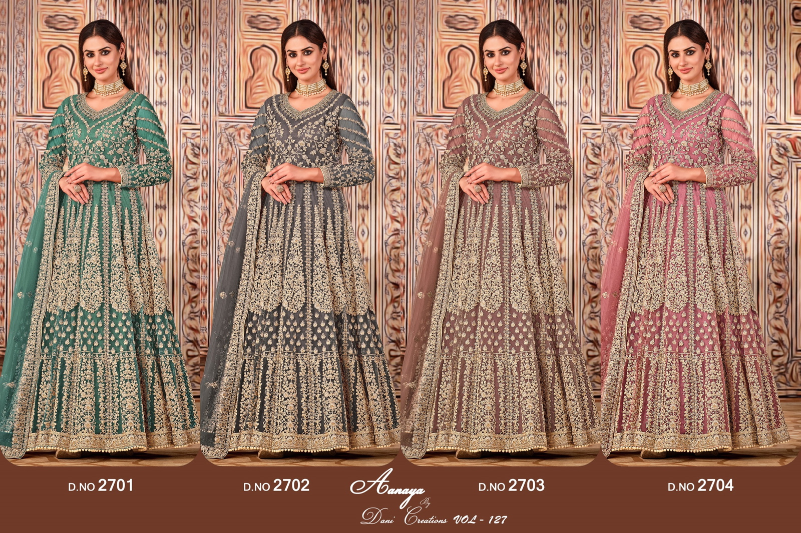 Aanaya Vol 127 Designer Net Salwar Kameez Catalog Collection Exporter - Image 6