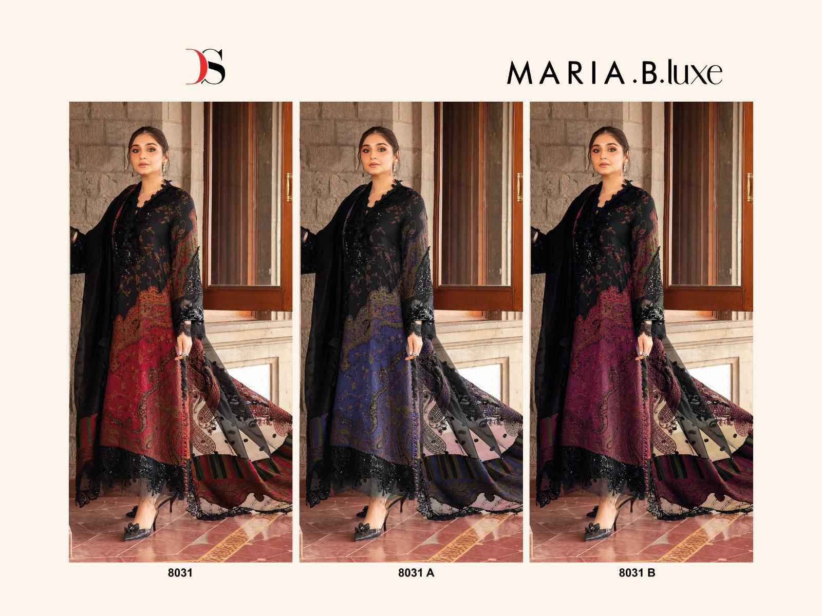 Deepsy Maria B Luxe 8031 Cotton Printed Pakistani Salwar Suit Catalog Collection - Image 3