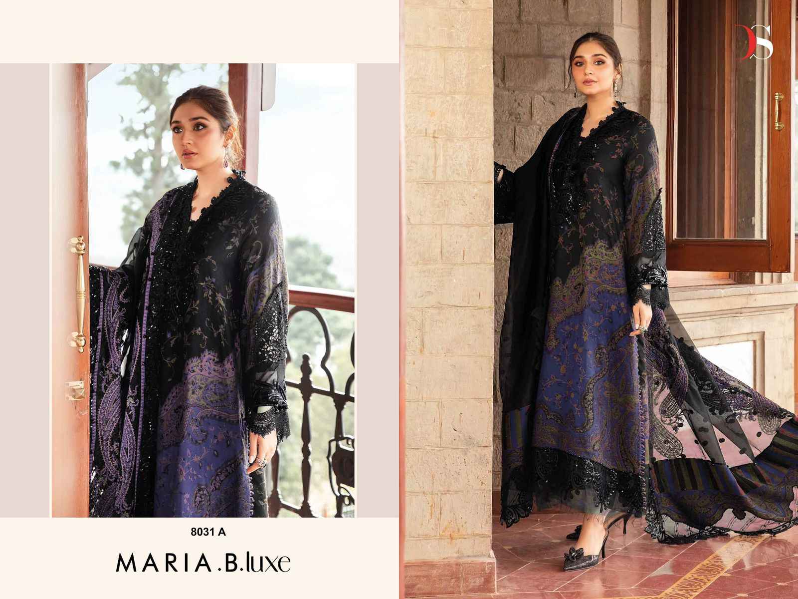 Deepsy Maria B Luxe 8031 Cotton Printed Pakistani Salwar Suit Catalog Collection - Image 5