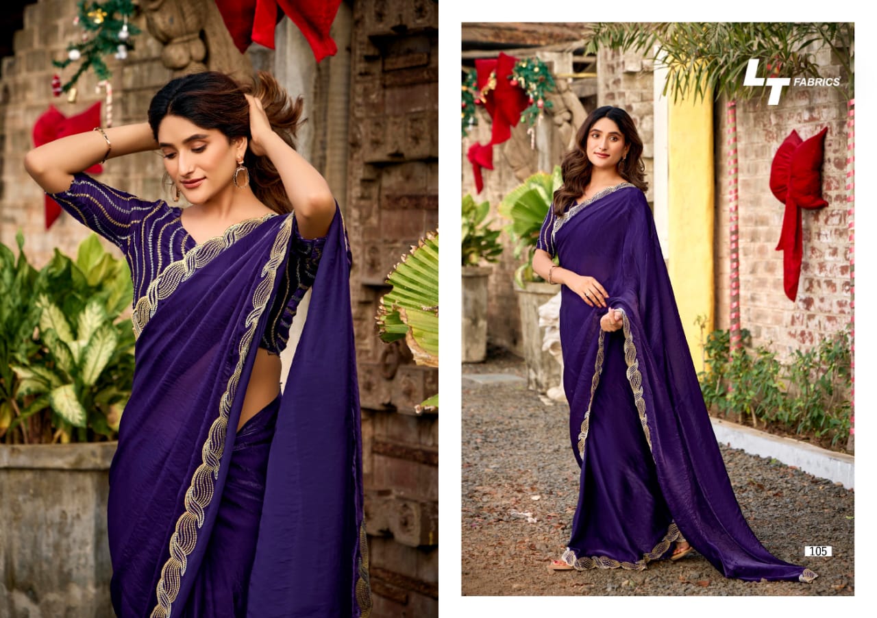 Kashvi Lightning Vol 1 Malai Silk Fancy Saree Collection - Image 4
