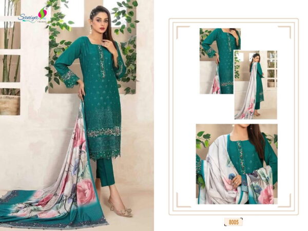 Saniya Rang Rasiya Vol 8 Pakistani Salwar Suit Collection - Image 4