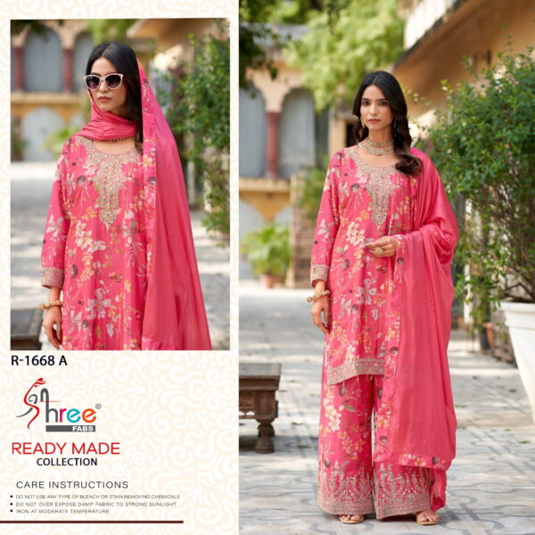 Shree R 1668 Ready Made Pakistani Salwar Suits Collection Wholesale - Image 4