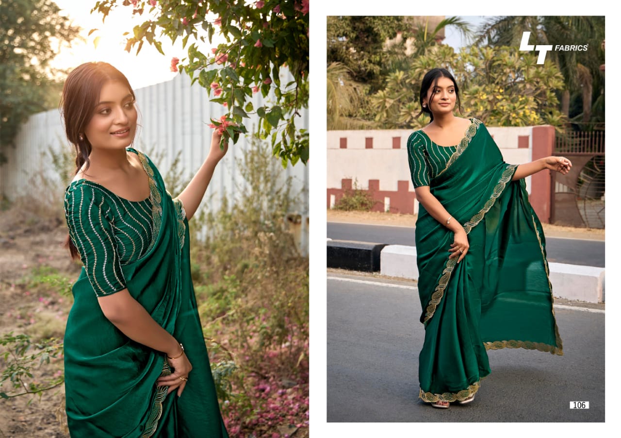 Kashvi Lightning Vol 1 Malai Silk Fancy Saree Collection - Image 5