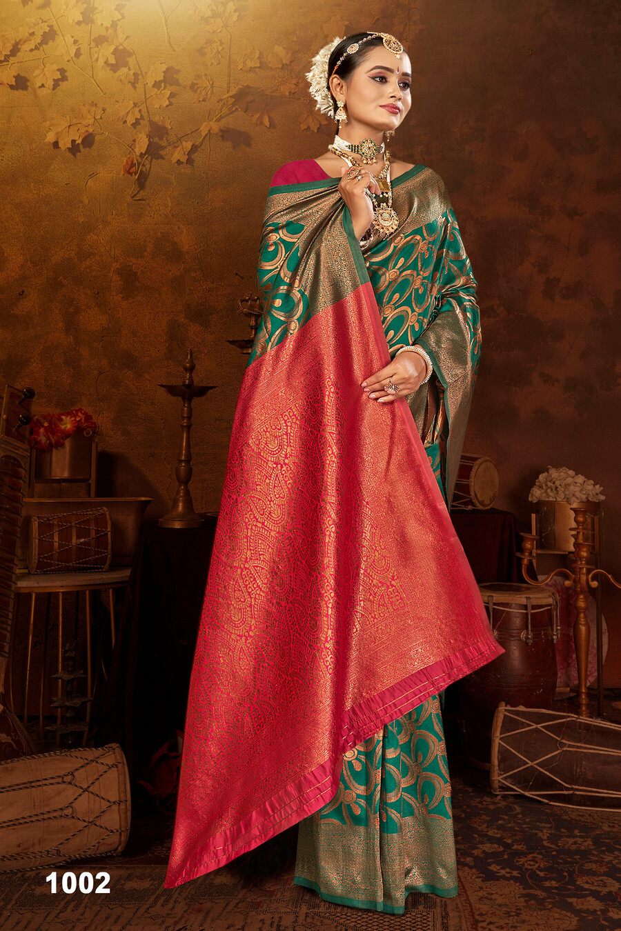 Saroj Suprabhat Silk Vol 1 Designer Soft Silk Saree Catalog Collection - Image 5