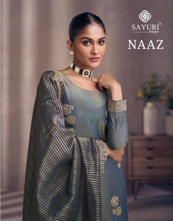 Sayuri Naaz Shimmer Silk Embroidered Salwar Kameez Collection