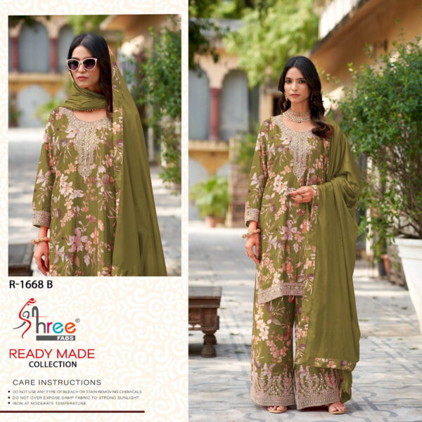 Shree R 1668 Ready Made Pakistani Salwar Suits Collection Wholesale - Image 5