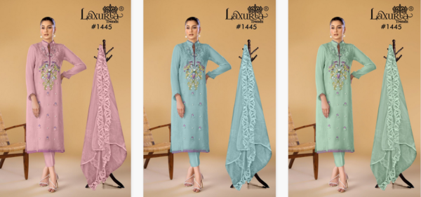 Laxuria Trendz 1445 Georgette Ready Made Salwar Suit Collection - Image 4