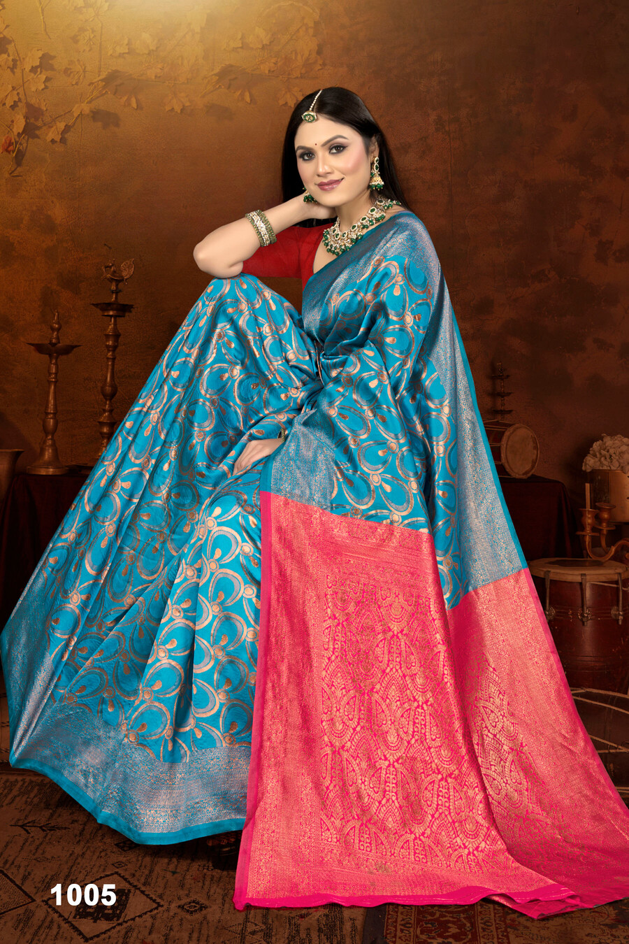 Saroj Suprabhat Silk Vol 1 Designer Soft Silk Saree Catalog Collection - Image 6