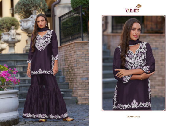 Vamika Anamika Vol 1 Chinon Salwar Kameez Collection - Image 3