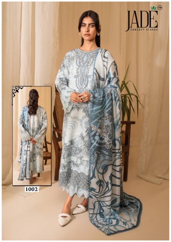 Jade Bin Saeed Vol 10 Heavy Cotton Luxury Dress Material Collection - Image 6