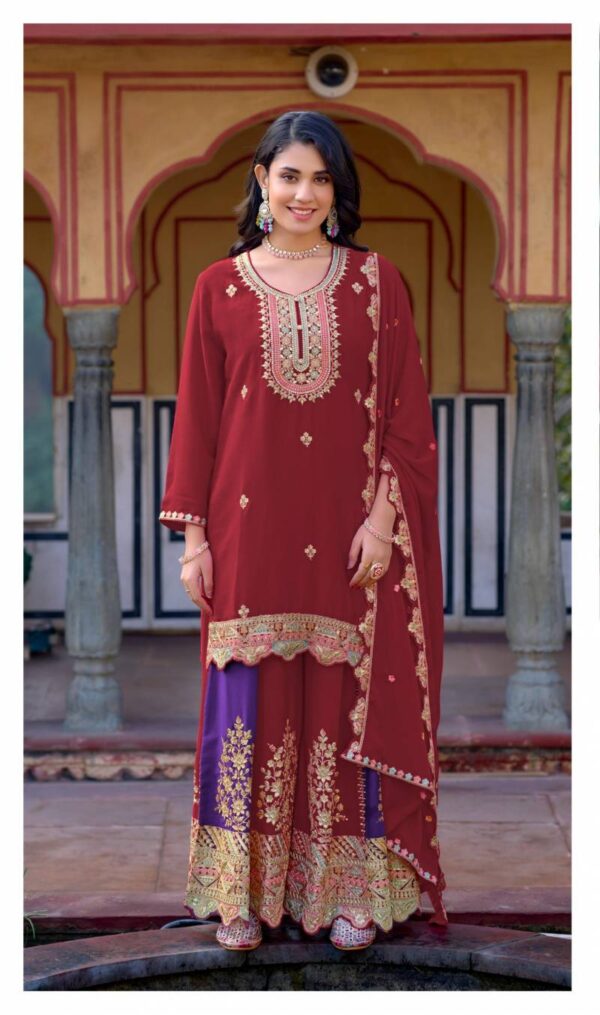 Deepsy D 717 Chinon Embroidered Ready Made Pakistani Collection