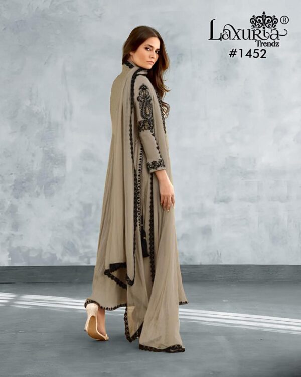 Laxuria Trendz 1452 Georgette Ready Made Collection - Image 4