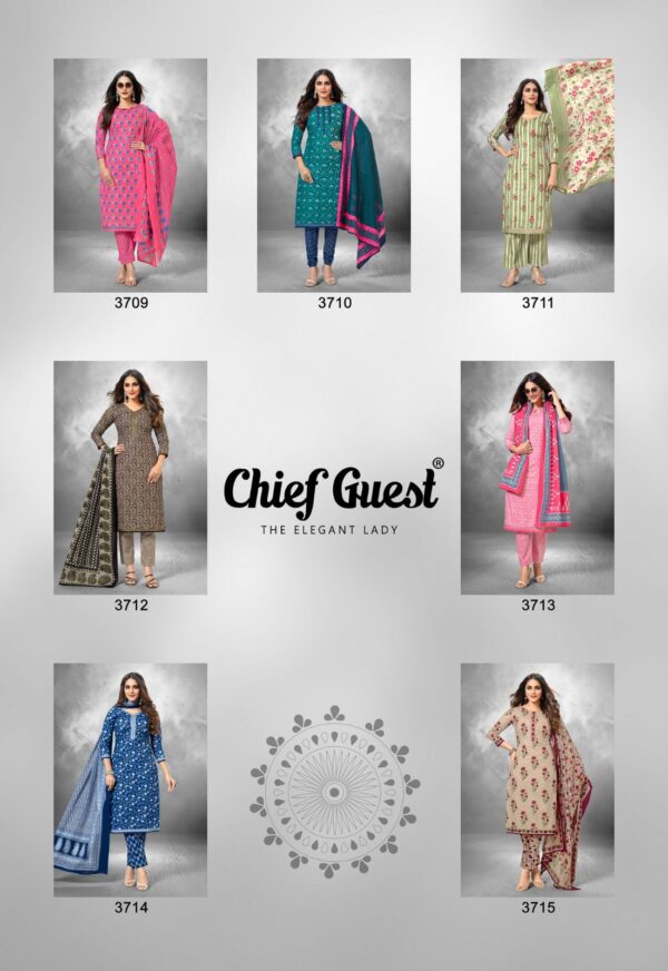 Deeptex Chief Guest Vol 37 Cotton Dress Material Collection - Image 8
