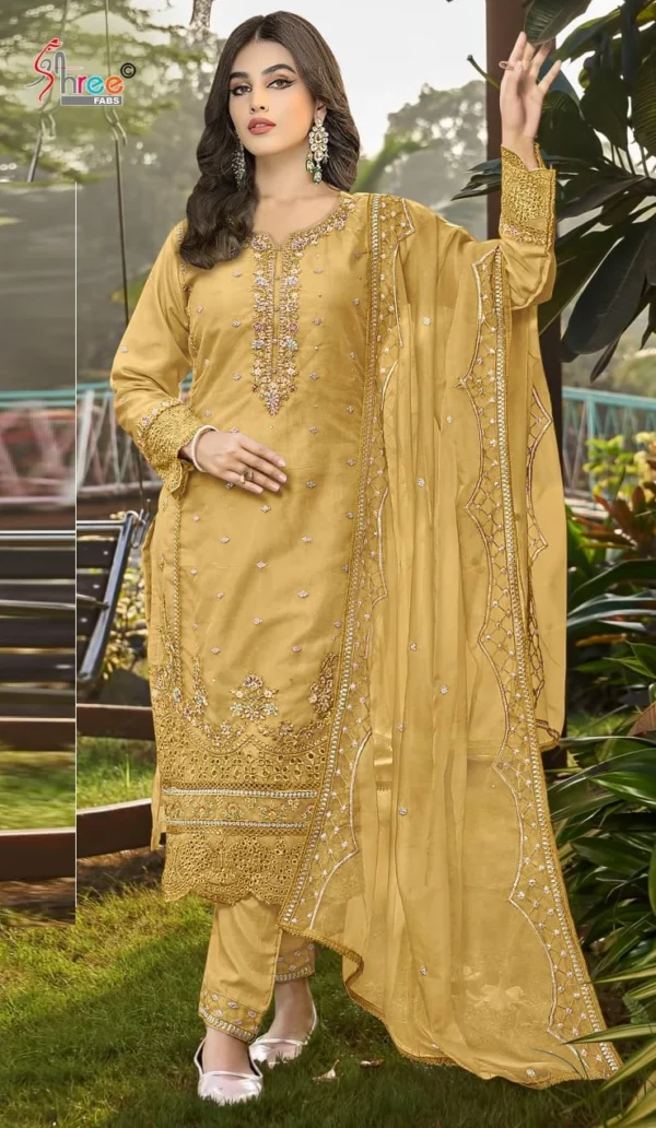 Shree S 5334 Embroidered Pakistani Salwar Suits Collection