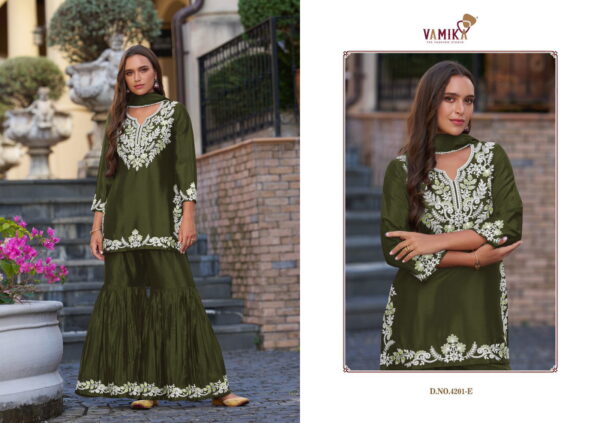 Vamika Anamika Vol 1 Chinon Salwar Kameez Collection - Image 4