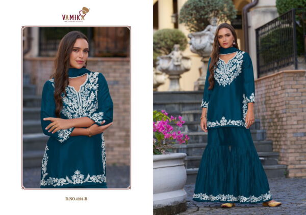 Vamika Anamika Vol 1 Chinon Salwar Kameez Collection - Image 5