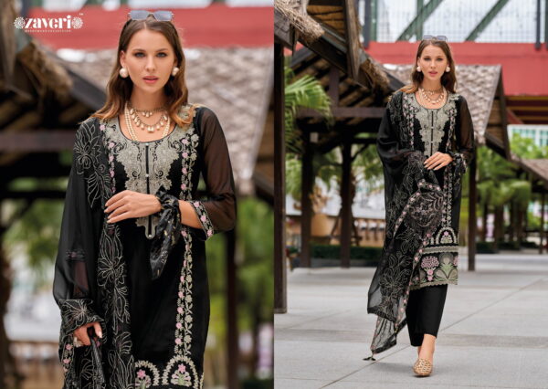 Zaveri Viana Soft Blooming Organza Ready Made Collection - Image 4