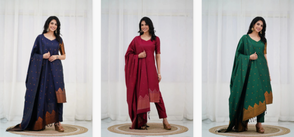 Blended Silk 1 Ready Made Fancy Salwar Suit Catalog Collection - Image 5