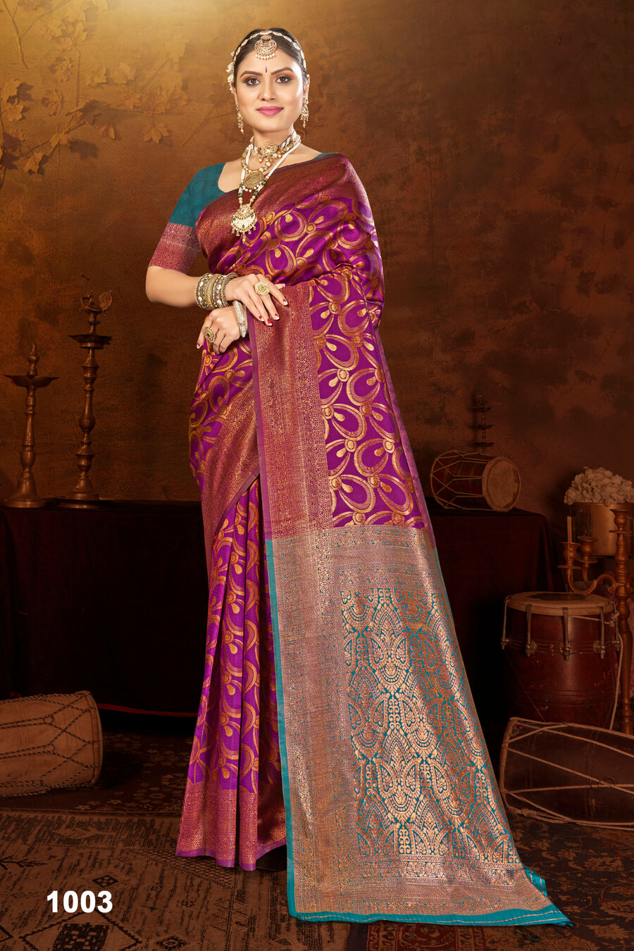 Saroj Suprabhat Silk Vol 1 Designer Soft Silk Saree Catalog Collection - Image 7