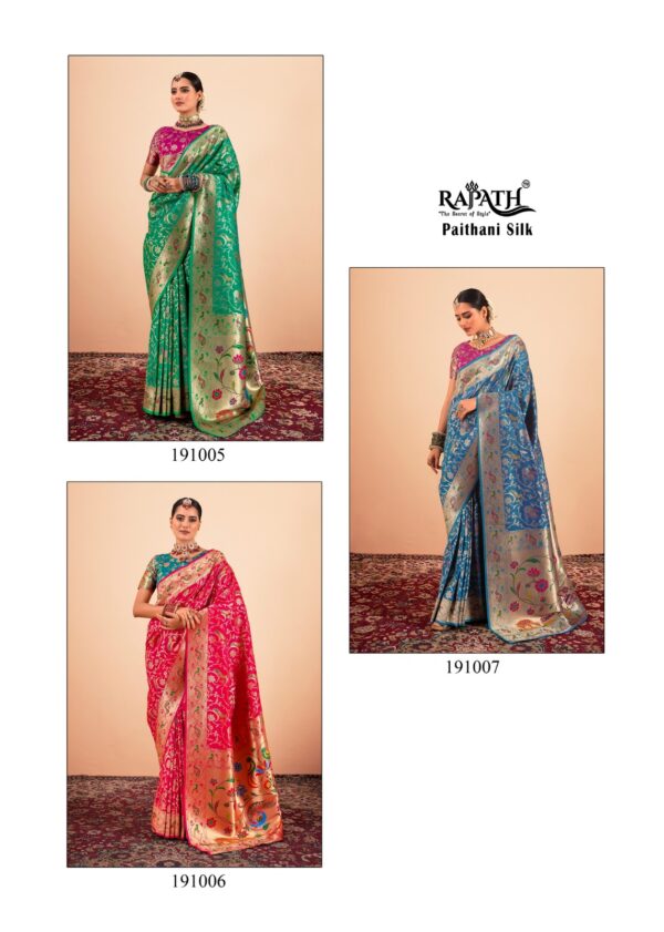 Rajpath Shailja Paithani Silk With Zari Weaving Sarees Collection - Image 10