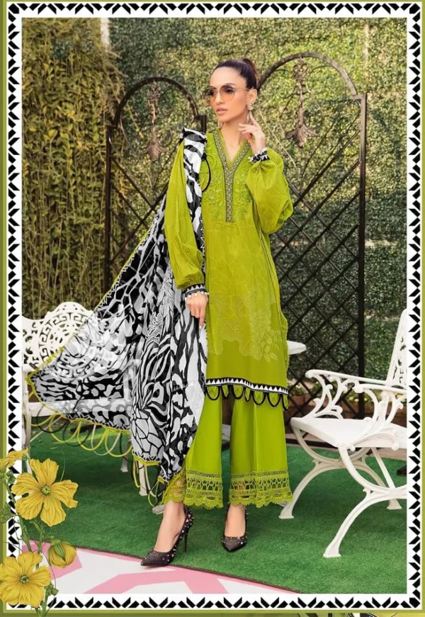 Alzohaib Az 1100 A To D Chiffon Dupatta Pakistani Salwar Suits