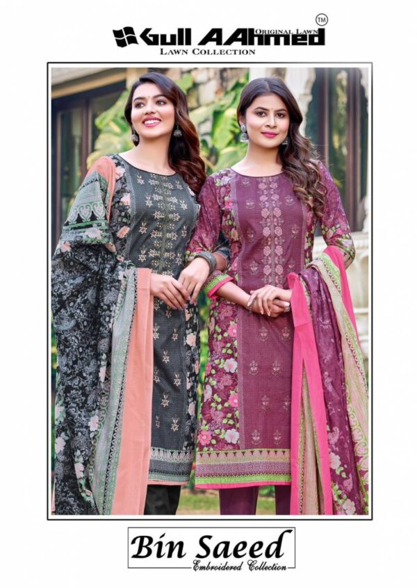 Gull A Ahmed Bin Saeed Vol 6 Cambric Cotton Dress Material Collection
