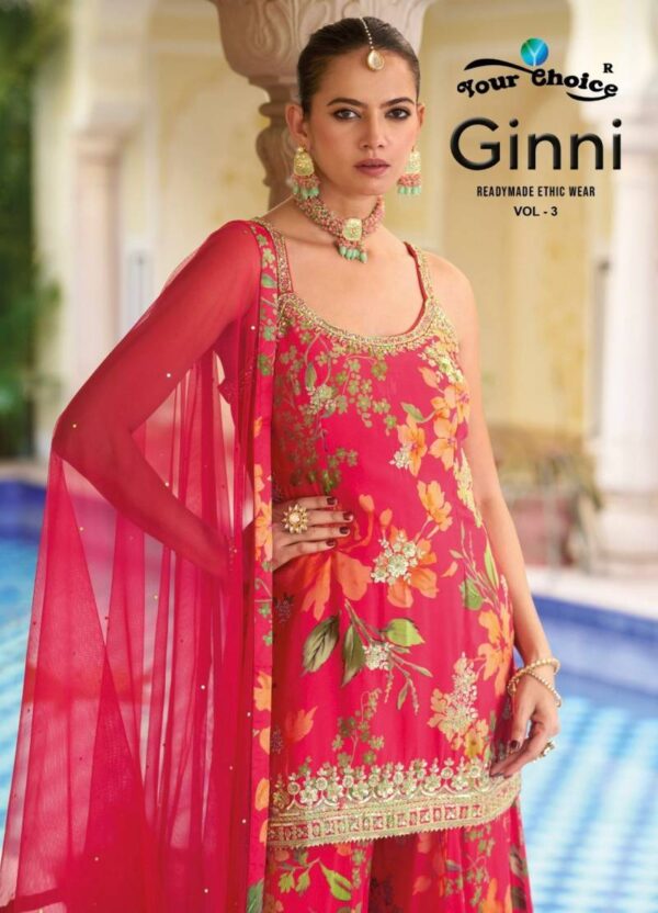 Your Choice Ginni Vol 3 Chinon Designer Salwar Kameez