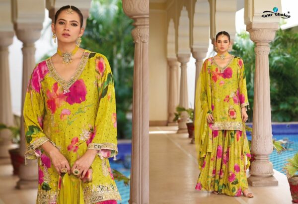 Your Choice Ginni Vol 3 Chinon Designer Salwar Kameez - Image 4