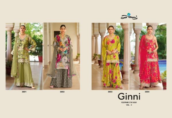 Your Choice Ginni Vol 3 Chinon Designer Salwar Kameez - Image 2