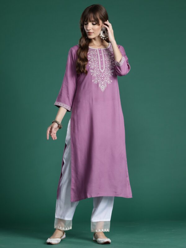 Indo Era 2551 Casual Wear Embroidered Kurtis Collection - Image 4