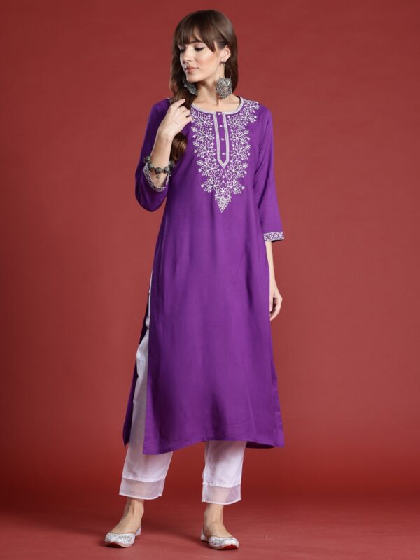 Indo Era 2551 Casual Wear Embroidered Kurtis Collection - Image 7