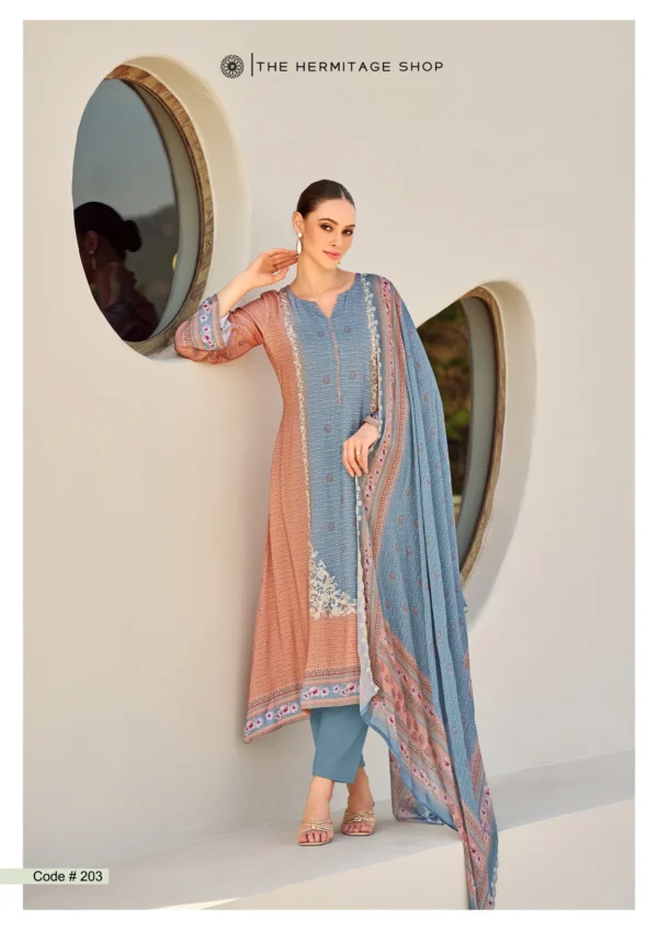 Hermitage Bandhej Vol 2 Digital Printed Dress Material Collection - Image 2