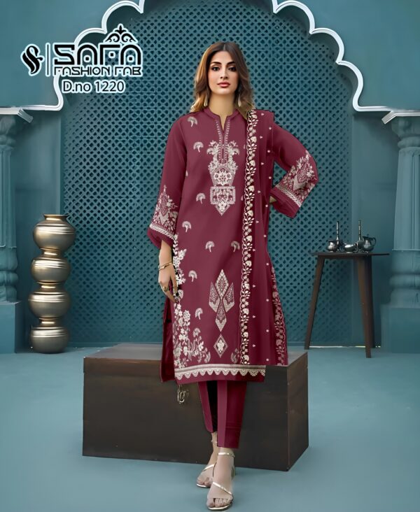 Safa Fashion Fab 1220 Ready Made Pakistani Suit Collection - Image 2