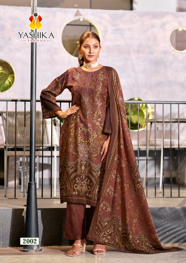 Yashika Naira C Cotton Printed Dress Material Collection - Image 3