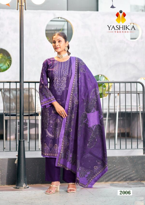 Yashika Naira C Cotton Printed Dress Material Collection - Image 4