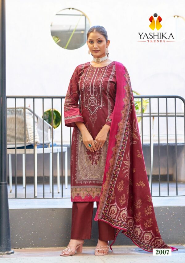 Yashika Naira C Cotton Printed Dress Material Collection - Image 9