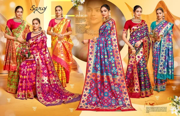 Saroj Kartikey Silk Vol 2 Soft Silk Party Wear Saree Collection - Image 8