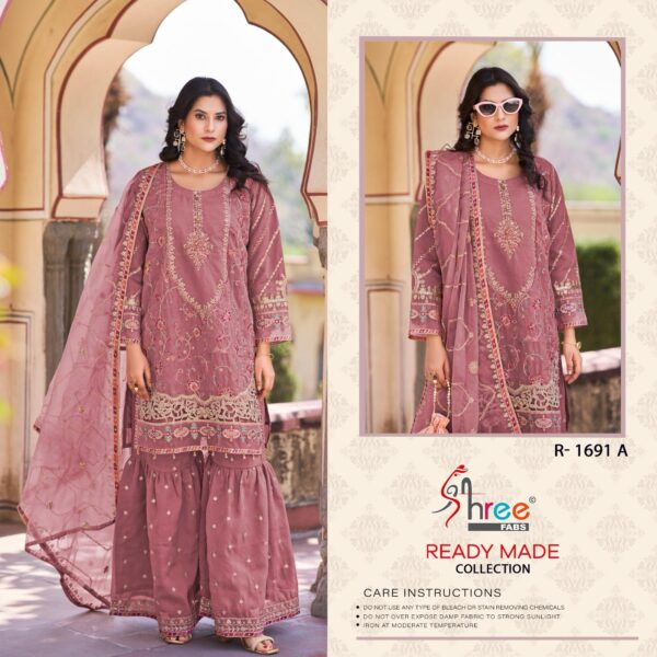 Shree R 1691 Ready Made Pakistani Salwar Suit Collection - Image 2