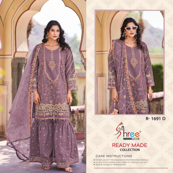Shree R 1691 Ready Made Pakistani Salwar Suit Collection - Image 6