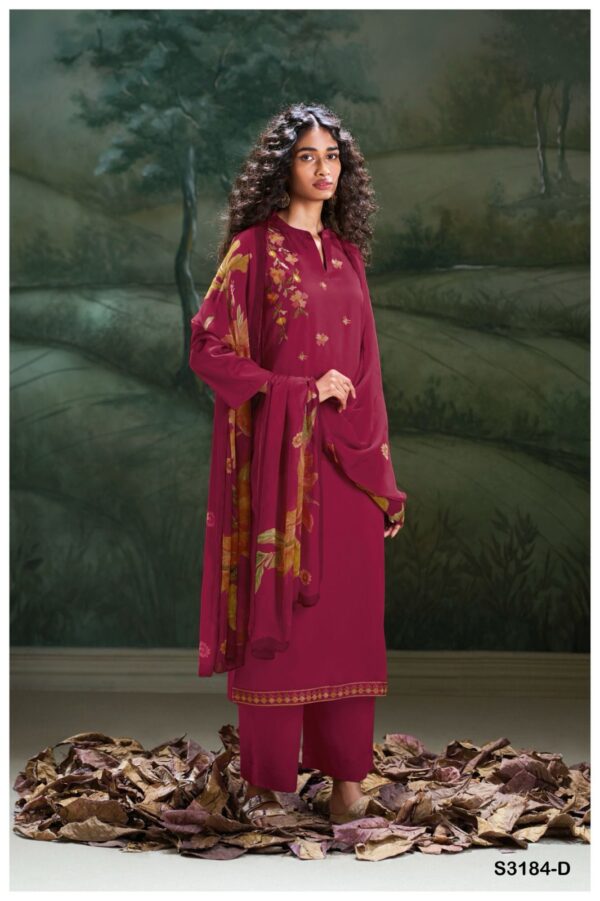 Ganga Aida Cotton Silk Satin Fancy Salwar Suit Collection - Image 2